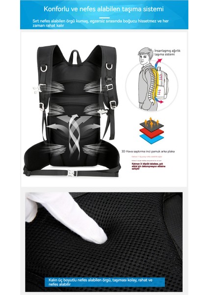 Çok Fonksiyonlu Su Geçirmez Spor Sırt Çantası Piknik Büyük Kapasiteli Sırt Çantası (Yurt Dışından) fırsatları
