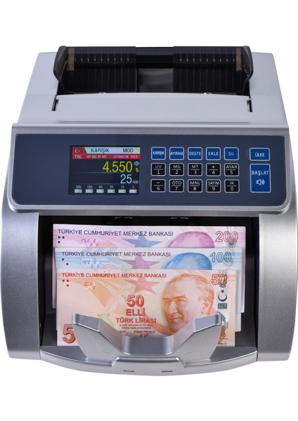Premium Plus Gold Mix 2 Ofis Tipi Para Sayma Makinesi ( Sesli Konuşma )