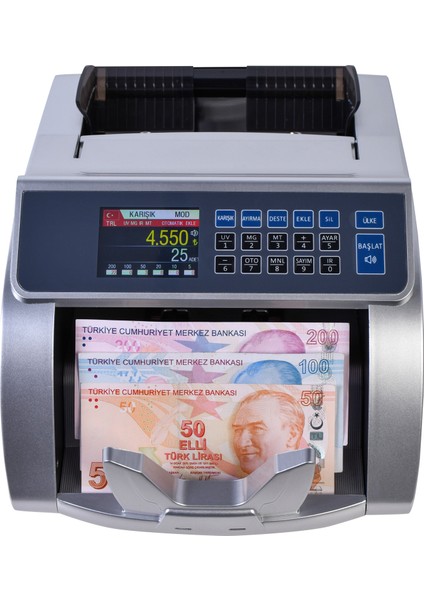 Premium Plus Gold Mix 2 Ofis Tipi Para Sayma Makinesi ( Sesli Konuşma )