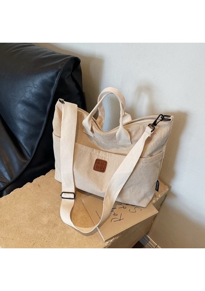 Kadife Büyük Kapasiteli Retro Omuz Çantası (Yurt Dışından) fiyatları