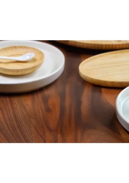 Atbyhome 6 Kişilik 29 Parça Seramik - Bambu Kahvaltı Takımı - Lüx Kahvaltılık Sunum Seti modelleri