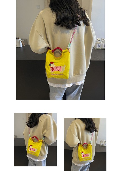 Crossbody Çanta El Çantası Çevre Dostu Hafif Tote Çantası Değişim Cep Telefonu Depolama (Yurt Dışından) fiyatları