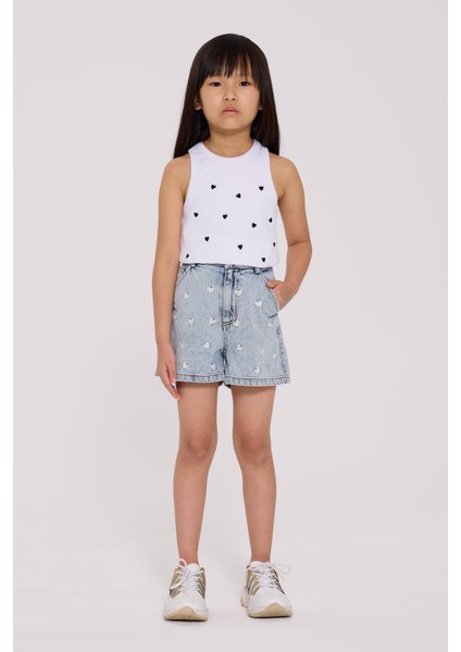 Kız Çocuk Denim Şort
