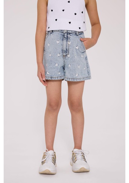 Kız Çocuk Denim Şort