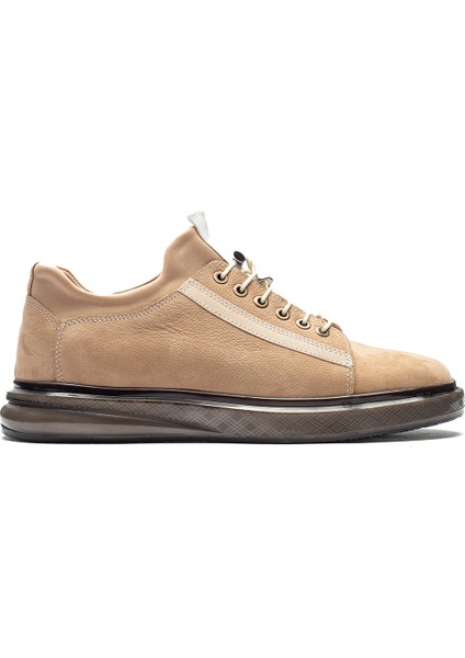 Royal 70819 - Erkek Spor Deri Ayakkabı - Kum Nubuk - Günlük Kullanım modelleri