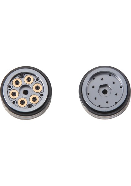 Mini Beadlock Tekerlek Jantları Göbeği 1/24 1/18 Rc Paletli Araba Titanyum (Yurt Dışından)
