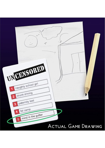 Klasik Çizim Oyunu Oyun Kartının Yetişkin Oyunları Versiyonu (Yurt Dışından) fırsatları