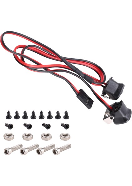 Ön Ön LED Işıklar Spot Işığı 1/10 Rc Crawler Kırmızı Işık (Yurt Dışından) fiyatları