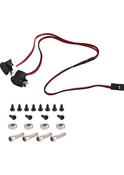 Ön Ön LED Işıklar Spot Işığı 1/10 Rc Crawler Kırmızı Işık (Yurt Dışından) modelleri