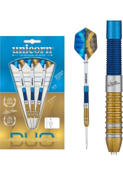 Gary Anderson Duo % 90 Tungsten Çelik Uçlu Dart Oku