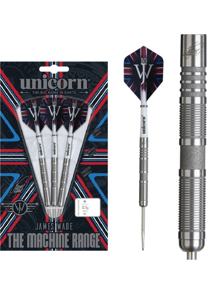 James Wade - The Machine % 90 Tungsten Çelik Uçlu Dart Oku