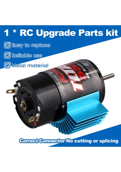 1:10 Rc Crawler Axial SCX10 55T Için Isı Emicili 550 Fırçalı Motor (Yurt Dışından) indirimleri