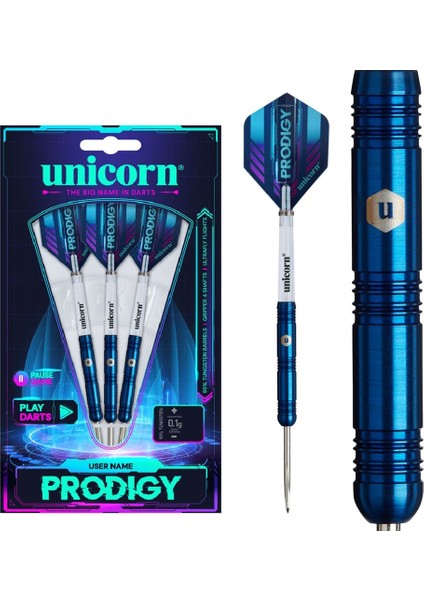 Prodigy 01 % 90 Tungsten Çelik Uçlu Dart Oku