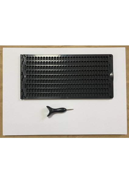 Braille Yazı Seti -5 (9 Satır TABLET-KALEM-100 Adet Kağıt)
