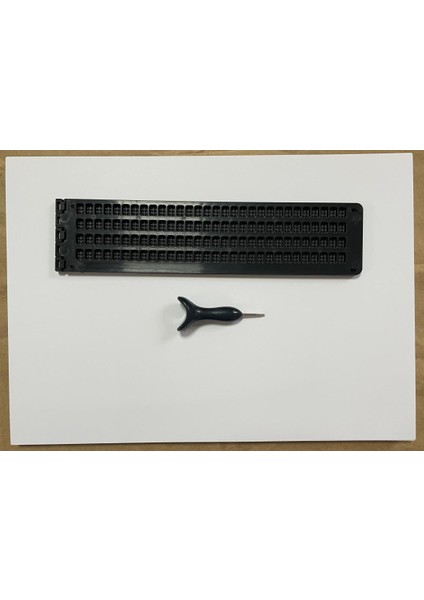 Braille Yazı Seti -1 (4 Satır Tablet-Kalem-50 Adet Kağıt)
