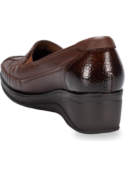 Sahra-G Kadın Deri Ayakkabı Taba modelleri