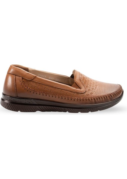 Eterna-G Comfort Kadın Deri Ayakkabı Açık Taba