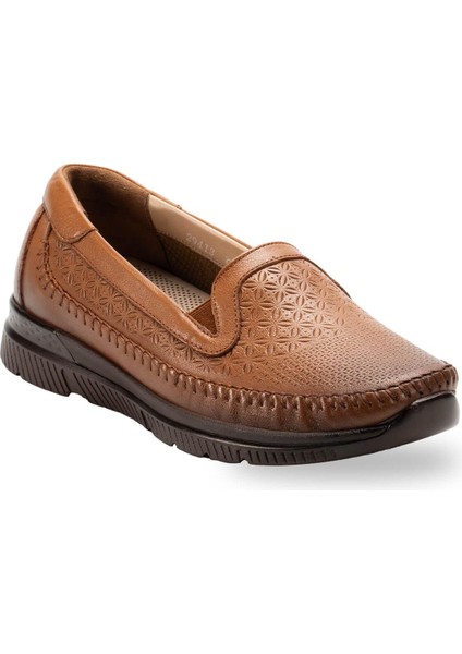 Eterna-G Comfort Kadın Deri Ayakkabı Açık Taba fiyatları