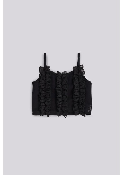 Bg Store Kız Çocuk Siyah Bluz