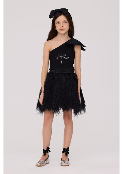 Kız Çocuk Siyah Etek