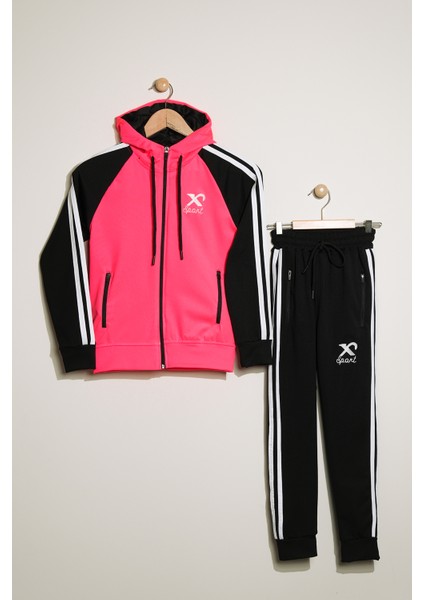 Unisex Dalgıç Kumaş Spor Çocuk Eşofman Takımı ESF.2525