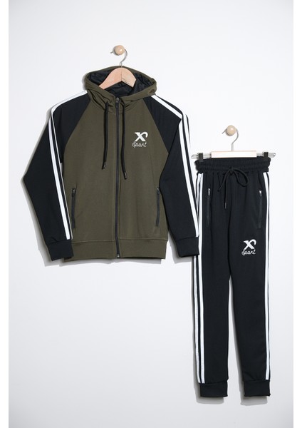 Unisex Dalgıç Kumaş Spor Çocuk Eşofman Takımı ESF.2525