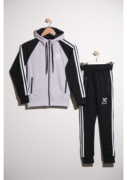 Unisex Dalgıç Kumaş Spor Çocuk Eşofman Takımı ESF.2525