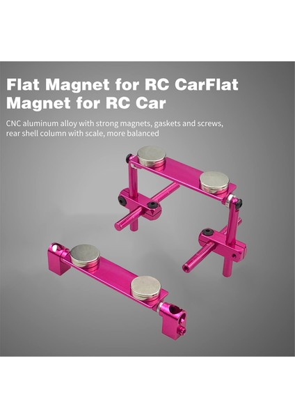 TT01 Pembe Için Rc Araba Gövde Kabuğu Montaj Kiti Için Düz Mıknatıs (Yurt Dışından) modelleri