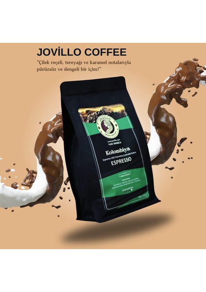 Kolombiya Espresso Çekirdek Kahve, %100 Arabica, Tek Kökenli, 250gr