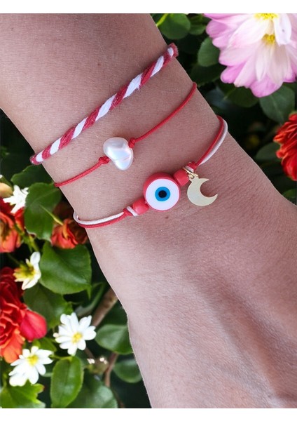 Kadınlar Gününe Özel, Marteniçka Ipi Hediyeli 2'li Kadın Bileklik modelleri