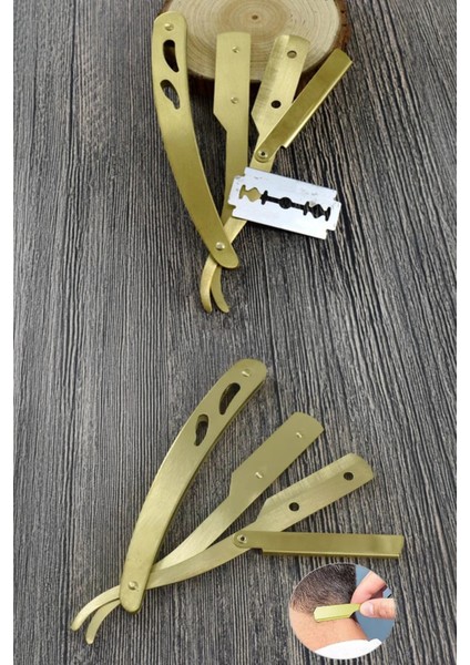 S8 Full Metal Manuel Tıraş Makinesi + F8 Tıraş Fırça + U3 Full Metal Ustura