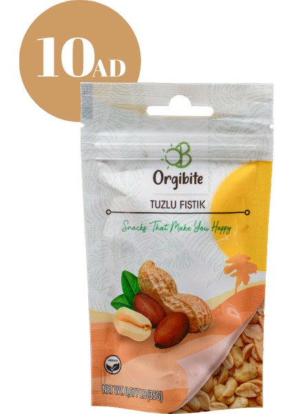 Tuzlu Yer Fıstığı 35 gr x 10'lu Set