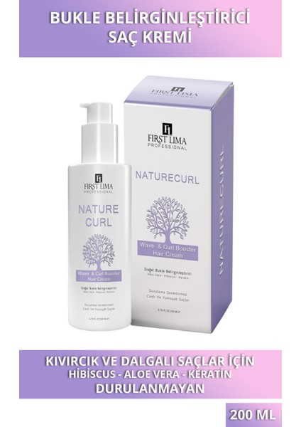 Kıvırcık & Dalgalı Saçlar Için Doğal Bukle Belirginleştirici Durulanmayan Krem 200 ml