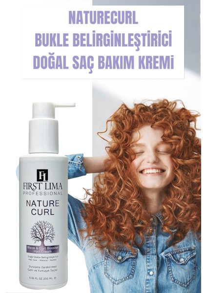 Kıvırcık & Dalgalı Saçlar Için Doğal Bukle Belirginleştirici Durulanmayan Krem 200 ml