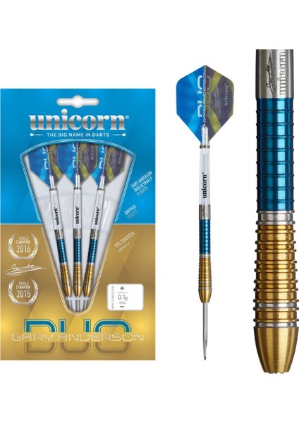 Gary Anderson Phase 6 Duo % 90 Tungsten Çelik Uçlu Dart Oku