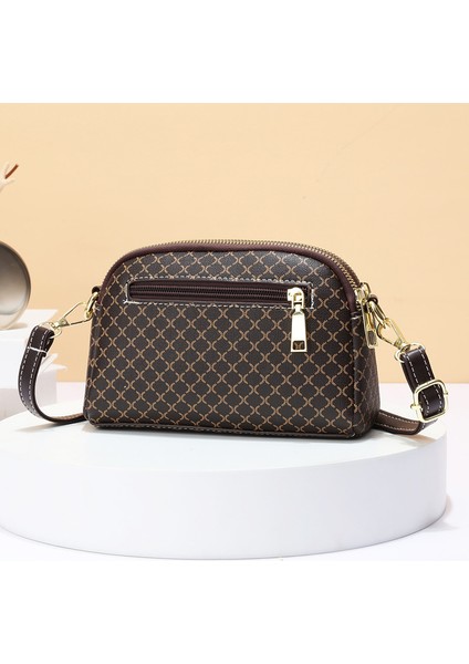 Çanta Küçük Kare Çanta Kadın Crossbody Çanta Çok Katmanlı Cep Telefonu Çanta Omuz Çanta (Yurt Dışından) fırsatları