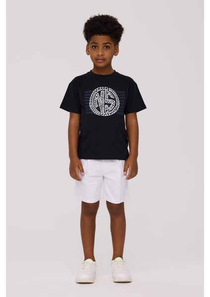 Bg Store Erkek Çocuk Siyah Tshirt