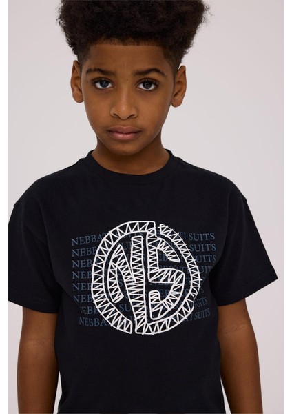 Bg Store Erkek Çocuk Siyah Tshirt modelleri