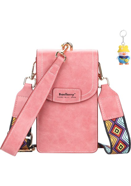 Bayan Cüzdan Moda ve Çok Yönlü Büyük Kapasiteli Toka Crossbody Cep Telefonu Çantası (Yurt Dışından)