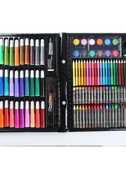 150PCS Resim Kalem Seti Çocuk Suluboya Kalem Boya Kalem Renk Kurşun Kırtasiye Seti Suluboya Kalem Kombinasyon Kırtasiye (Yurt Dışından) fırsatları