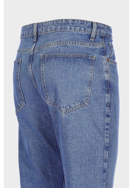 Erkek Açık Mavi Normal Bel Tapered Fit Jean Pantolon E 4411-005 modelleri