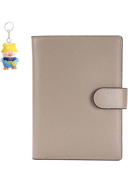 Cüzdan Iş Pasaportu Kitabı Çoklu Kart Yuvası Sürücü Ehliyet Çantası Gevşek Yapraklı Kart Tutucu (Yurt Dışından)