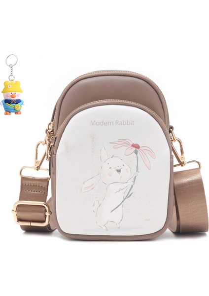 Karikatür Crossbody Çanta Omuz Çantası Moda Cep Telefonu Çantası Kadın (Yurt Dışından)