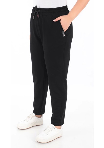 Büyük Beden Cepli Beli Lastikli Eşofman Altı