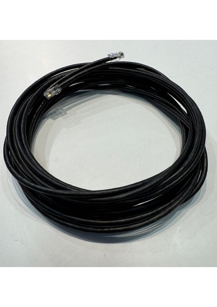 Cat 6 Siyah Kablo Dış/iç Ortam 10 Metre 4X2X23 Awg