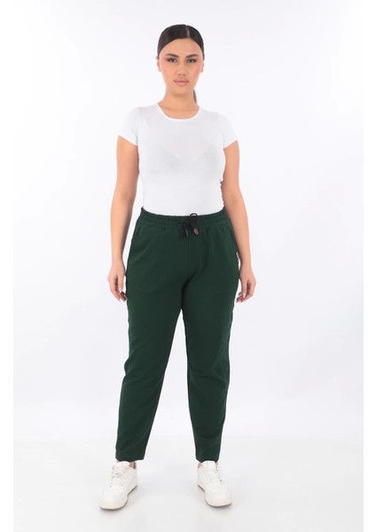 Büyük Beden Cepli Beli Lastikli Eşofman Altı fiyatları