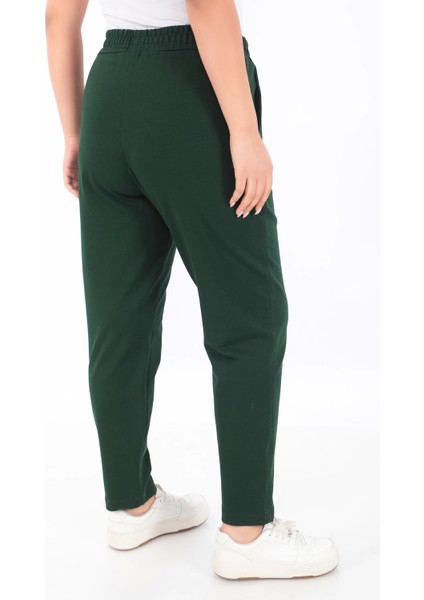 Büyük Beden Cepli Beli Lastikli Eşofman Altı modelleri