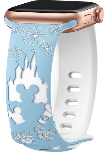 Apple Watch 44/45/46/49mm Kordon Leopar Desen Yumuşak Silikon Kordon 2/3/4/5/6/se/7/8/9/10/11/ultra fiyatları