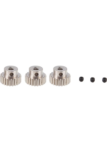 3 Adet 3.175MM Şaft Metal Pinyon Motor Dişlisi, 21T (Yurt Dışından) modelleri
