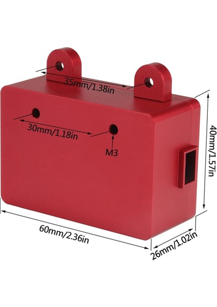Metal Tırmanma Arabası Alıcı Kutusu Yakıt Tankı 1/10 Rc SCX10 D90 Mavi (Yurt Dışından) fiyatları